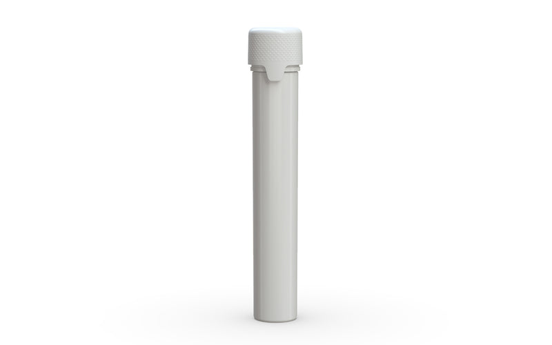 Chubby Gorilla Aviator Straight Tube 115mm Flat, solid opaque white, front view