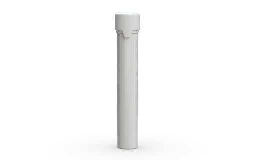 Chubby Gorilla Aviator Straight Tube 115mm Flat, solid opaque white, front view