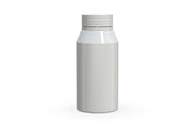 Chubby Gorilla Spiral Shot Bottle 100ml Mini, solid opaque white, front view