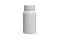 Chubby Gorilla Spiral Shot Bottle 60ml Mini, solid opaque white, front view