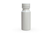 Chubby Gorilla Spiral Shot Bottle 60ml, solid opaque white, front view