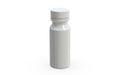 Chubby Gorilla Spiral Shot Bottle 60ml, solid opaque white, side view