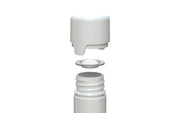 Chubby Gorilla Aviator Straight Tube 115mm Flat, solid opaque white, additional view