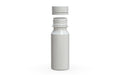 Chubby Gorilla Spiral Shot Bottle 60ml, solid opaque white, cap detail