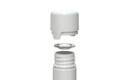 Chubby Gorilla Aviator Straight Tube 100mm Flat, solid opaque white, multiple units