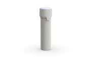 Chubby Gorilla Aviator Straight Tube 65mm Flat, solid opaque white, side view