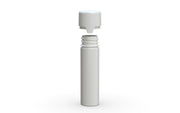 Chubby Gorilla Aviator Straight Tube 65mm Flat, solid opaque white, cap detail