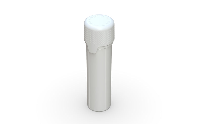 Chubby Gorilla Aviator Straight Tube 65mm Flat, solid opaque white, multiple units