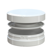 Chubby Gorilla X3 Pouch Container 50g, solid opaque white, multiple units