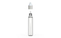 Chubby Gorilla Unicorn 30ml bottle, clear natural with opaque white cap, side view