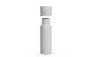 Chubby Gorilla Spiral CR 50ml bottle, opaque white with opaque white cap, cap detail