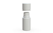 Chubby Gorilla Spiral CR 30ml Stubby Bottle - Opaque White with Opaque White Cap