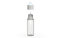 Chubby Gorilla Unicorn 50ml bottle, clear natural with opaque white cap, side view