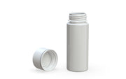 Chubby Gorilla Spiral CR 120ML unicorn bottle, opaque white bottle with opaque white child-resistant cap, multiple units