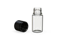Chubby Gorilla Spiral CR 30ml Stubby Bottle - Clear Natural with Opaque Black Cap