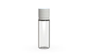 Chubby Gorilla Spiral CR 16.5ML unicorn bottle, clear natural bottle with opaque white child-resistant cap