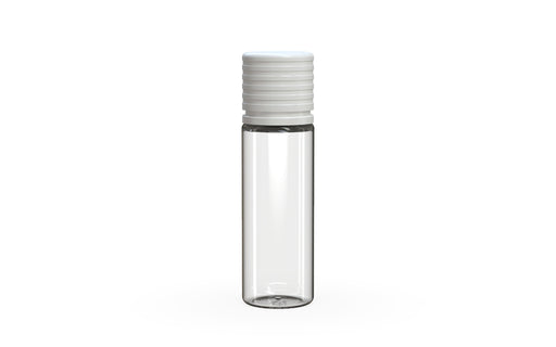 Chubby Gorilla Spiral CR 16.5ML unicorn bottle, clear natural bottle with opaque white child-resistant cap