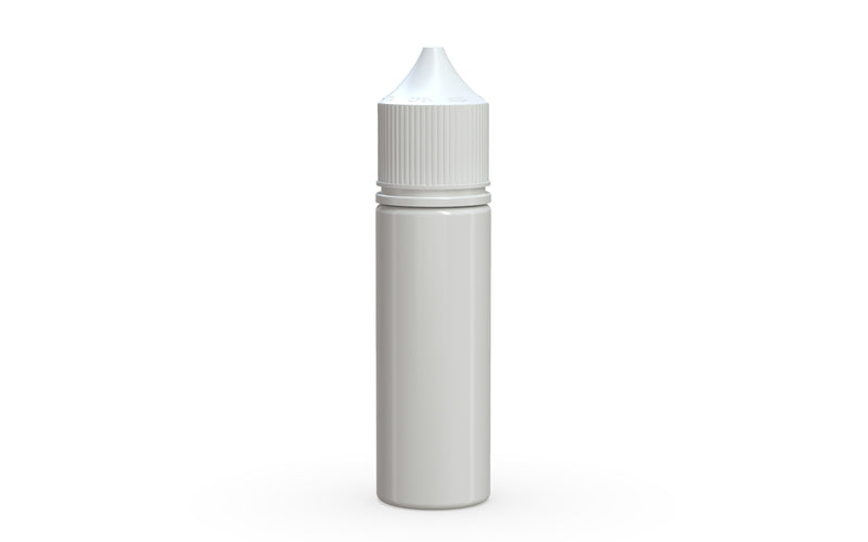 Chubby Gorilla Unicorn 50ml bottle, solid opaque white, front view