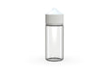 Chubby Gorilla Unicorn 75ml Mini bottle, clear natural with opaque white cap, front view