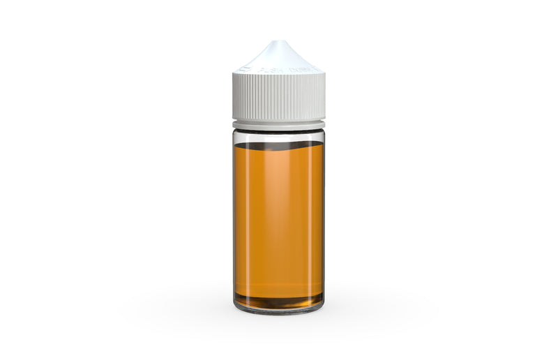 Chubby Gorilla Unicorn 75ml Mini bottle, clear natural with opaque white cap, cap detail
