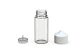 Chubby Gorilla Unicorn 75ml Mini bottle, clear natural with opaque white cap, multiple units
