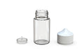 Chubby Gorilla Unicorn 60ml Mini bottle, clear natural with opaque white cap, multiple units