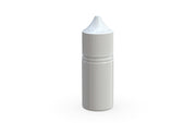 Chubby Gorilla Unicorn 30ml Stubby bottle with Reducer Tip, solid opaque white, front view