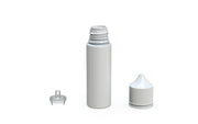 Chubby Gorilla Unicorn 50ml bottle with Reducer Tip, solid opaque white, reducer tip detail