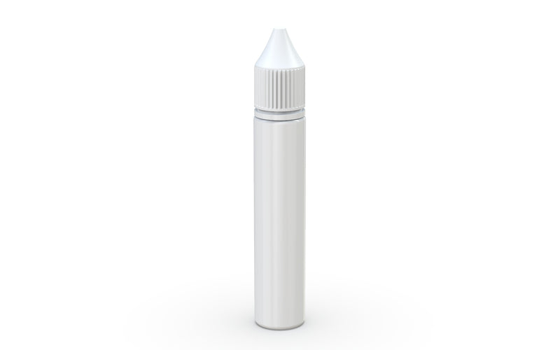 Chubby Gorilla Unicorn 30ml bottle with Reducer Tip, solid opaque white, front view