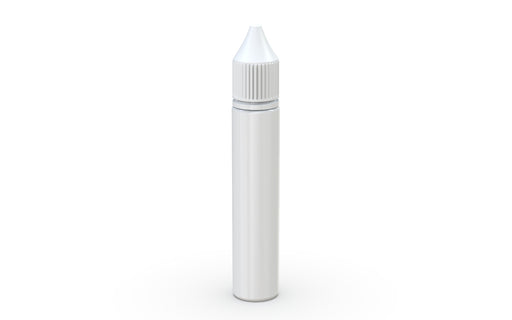 Chubby Gorilla Unicorn 30ml bottle with Reducer Tip, solid opaque white, front view