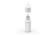 Chubby Gorilla Unicorn 10ml bottle with Reducer Tip, solid opaque white, side view