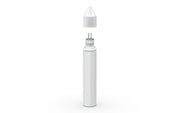 Chubby Gorilla Unicorn 30ml bottle with Reducer Tip, solid opaque white, side view