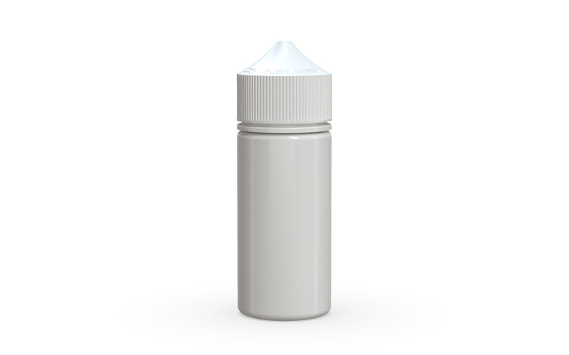 Chubby Gorilla Unicorn 75ml Mini bottle, solid opaque white, front view