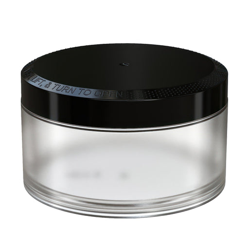 X1 High Capacity Pouch Container 100g Clear Natural with Opaque Black closure