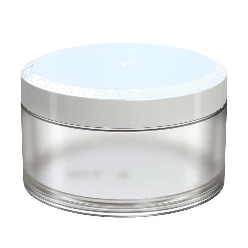 X1 High Capacity Pouch Container 100g Clear Natural with Opaque White closure