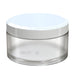 X1 High Capacity Pouch Container 100g Clear Natural with Opaque White closure