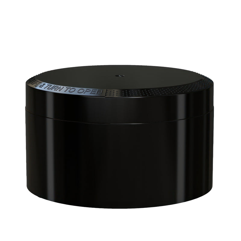 X1 High Capacity Pouch Container 100g Opaque Black side view