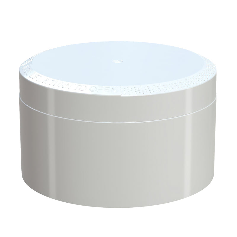 X1 High Capacity Pouch Container 100g Opaque White with Opaque White closure
