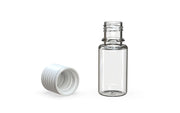Chubby Gorilla Spiral CR 10ML unicorn bottle, clear natural bottle with opaque white child-resistant cap, multiple units