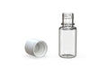 Chubby Gorilla Spiral CR 10ML unicorn bottle, clear natural bottle with opaque white child-resistant cap, multiple units