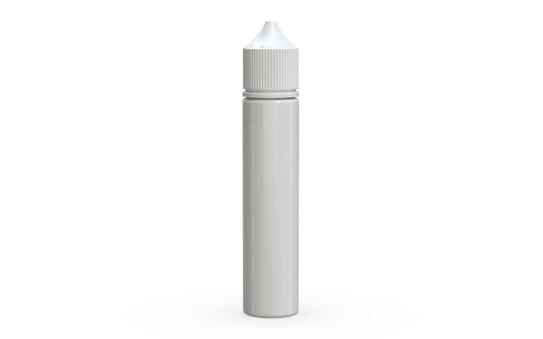 Chubby Gorilla Unicorn 75ml bottle, solid opaque white, front view