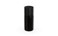 Chubby Gorilla Spiral CR 10ML unicorn bottle, opaque black bottle with opaque black child-resistant cap, side view