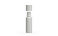 Chubby Gorilla Spiral CR 16.5ML unicorn bottle, opaque white bottle with opaque white child-resistant cap, cap detail