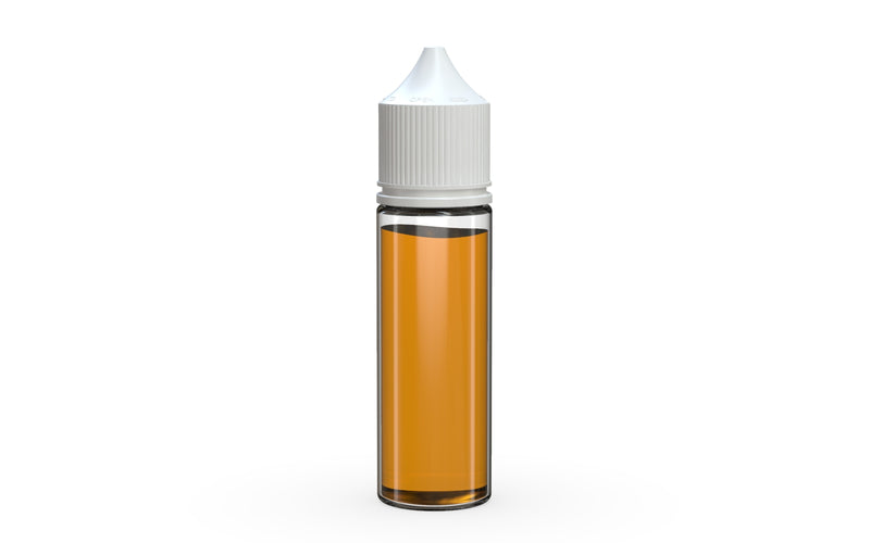 Chubby Gorilla Unicorn 50ml bottle, clear natural with opaque white cap, cap detail