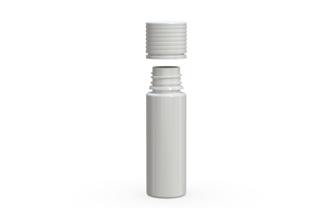 Chubby Gorilla Spiral CR 50ml Bottle - Opaque White with Opaque White Cap