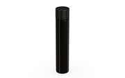 Spiral CR - Tube 115mm with Inner Seal & Tamper - Opaque Black with Opaque Black Lid - Copackr.com