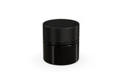 60CC/2FL.OZ Spiral CR - Container With Inner Seal & Tamper - Opaque Black With Opaque Black Lid - Copackr.com