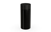 240CC/8FL.OZ Spiral CR - Container With Inner Seal & Tamper - Opaque Black With Opaque Black Lid - Copackr.com