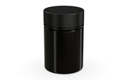 650CC/21.5FL.OZ Spiral CR - XL Container With Inner Seal & Tamper - Opaque Black Container With Opaque Black Lid - Copackr.com