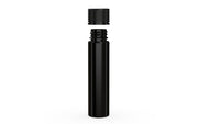 Spiral CR - Tube 95mm with Inner Seal & Tamper - Opaque Black with Opaque Black Lid - Copackr.com